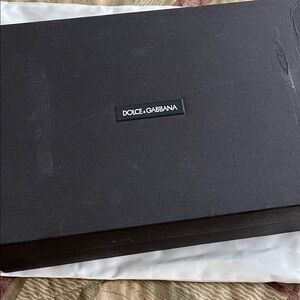 Dolce & Gabbana Elegant Black Storage Box